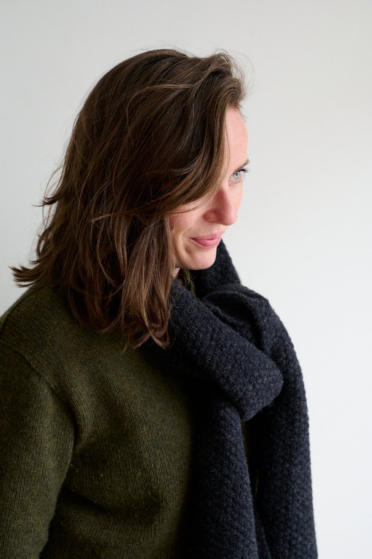 Moss Stitch Scarf