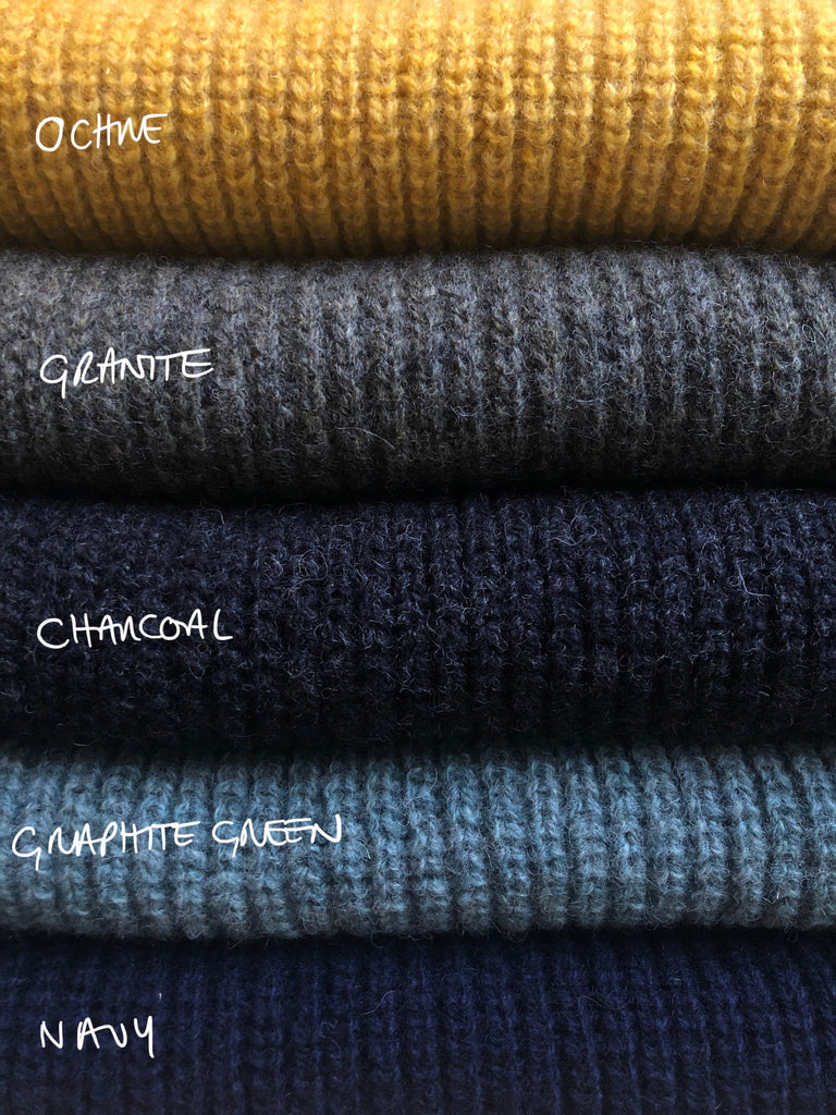 Lambswool Fisherman Knit Scarf