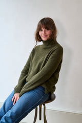 Women's Wool Cashmere Mix Plain Knit Jumper