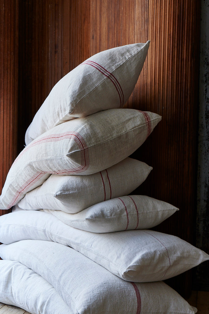 Linen Grain Sack Cushions