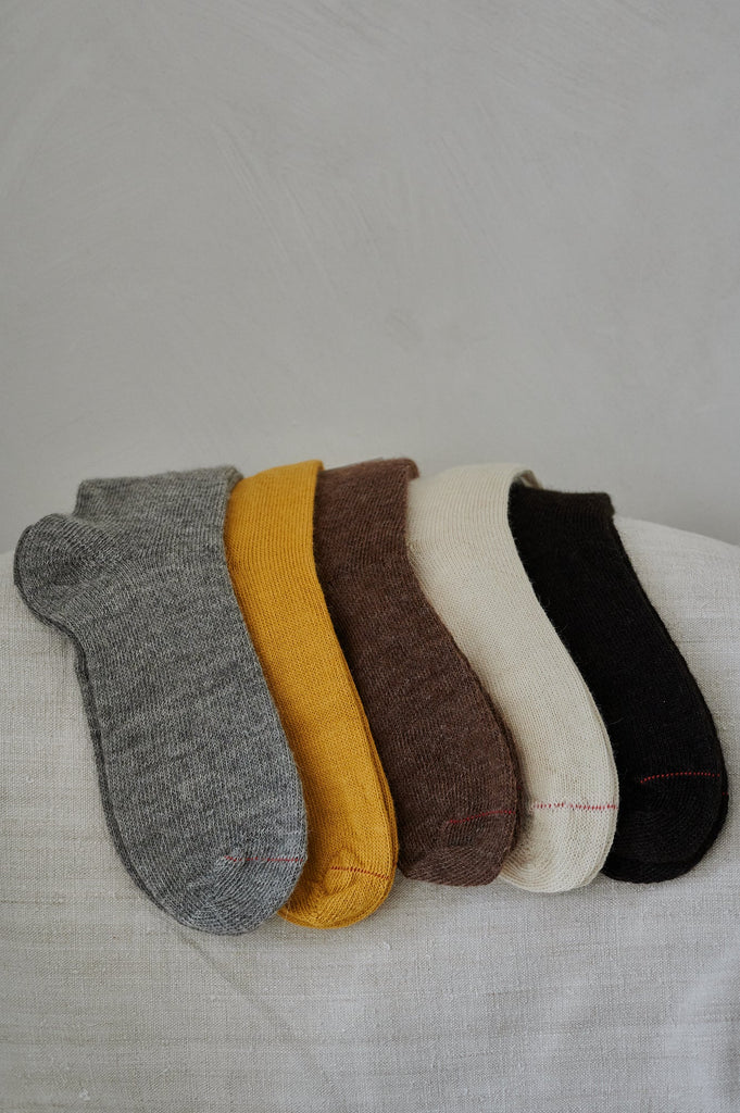 Alpaca socks made in the UK