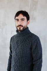Unisex Cable Knit Lambswool Jumper