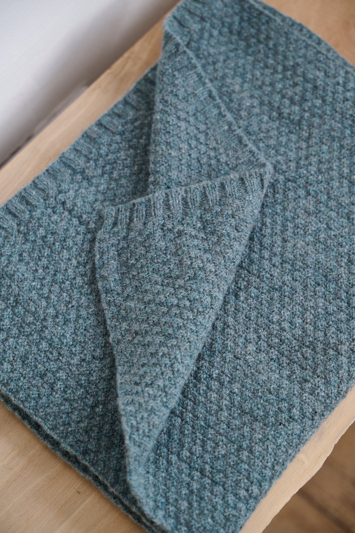 Moss Stitch Scarf