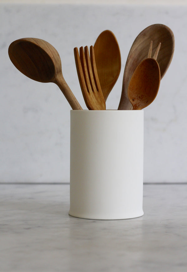 Bone China Kitchen Utensil Jar