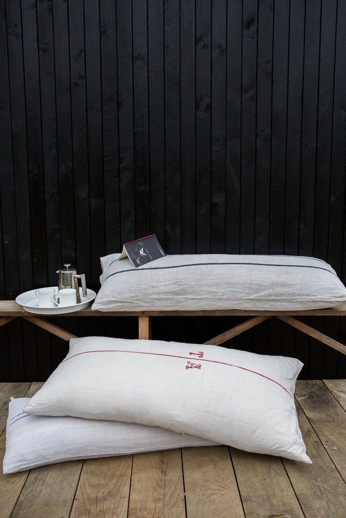 Linen Grain Sack Cushions