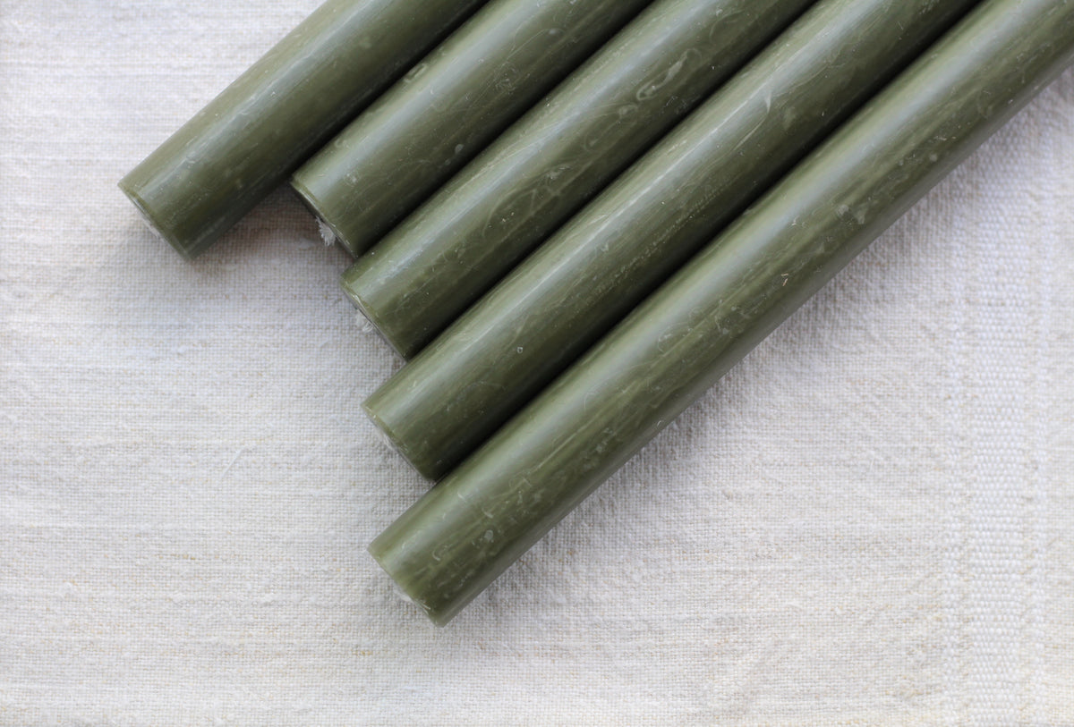 FOREST GREEN CANDLES