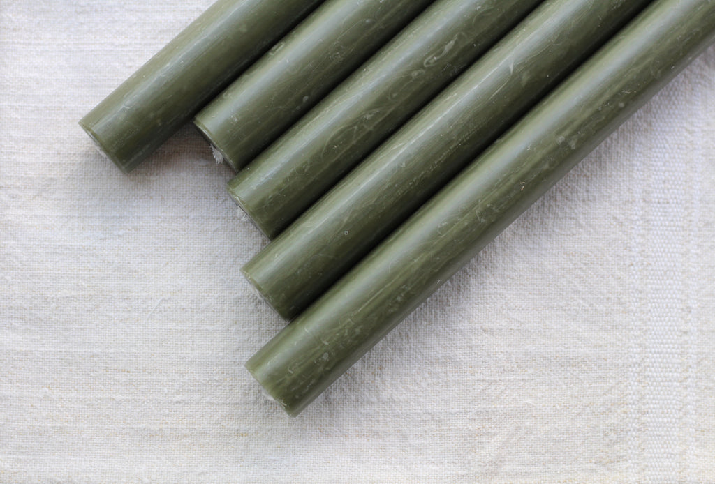 FOREST GREEN CANDLES