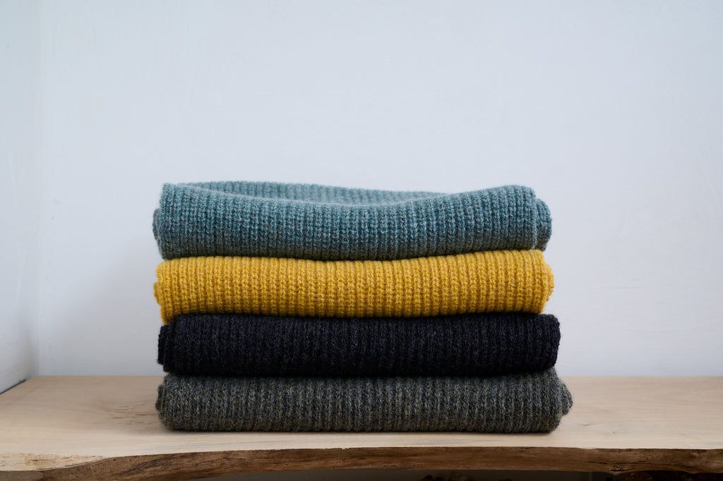 Lambswool Fisherman Knit Scarf