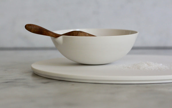 White Bone China Trivet