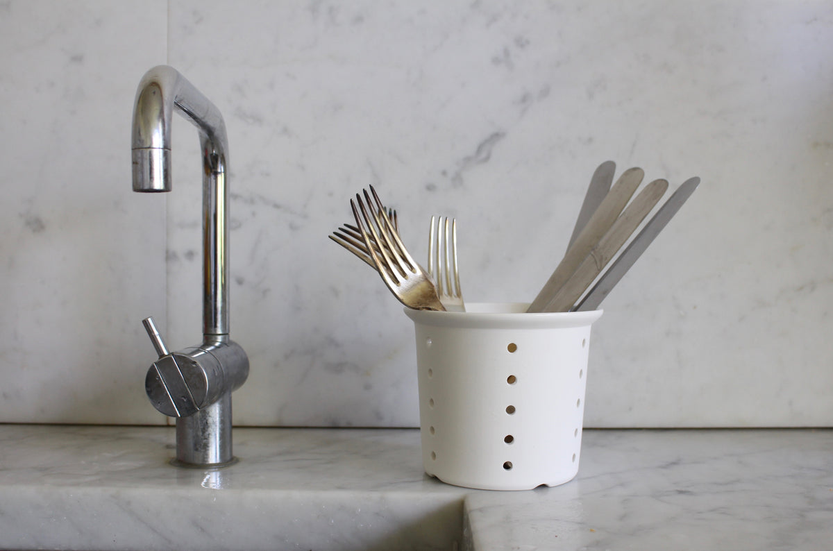 Bone China Cutlery Drainer Handmade in Stoke on Trent